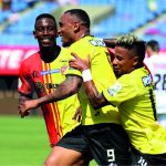 Ángelo Rodríguez anotó el primer tanto del Pereira en su duelo ante Once Caldas / DIMAYOR