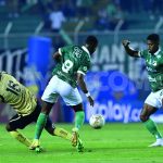 Deportivo Cali no pudo de local e igualó 1-1 frente a Águilas Doradas en el estadio de Palmaseca, en juego correspondiente a la quinta jornada de la Liga BetPlay Foto: Dimayor