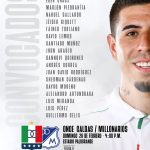 Lista de convocados  por el Once Caldas para enfrentar a Millonarios