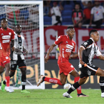 América de Cali logró un importante triunfo con 10 hombres 1-0 frente a Envigado, en calidad de local, en el estadio Pascual Guerrero.Foto Dimayor