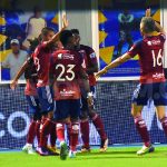 El DIM siguió acercándose y en una nueva aproximación anotó el primero. Torres robó en la mitad y filtró para Pardo, quien encaró a un rival y definió abajo. 0-1 a los 17′. Foto Dimayor
