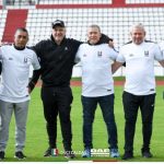 Fernando Dortti, Gustavo Chaverra, Tulio Mario Castrillón, Pedro Sarmiento, Hernán Herrera y Elkin Soto, cuerpo técnico del Once Caldas 2023