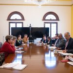 El Viceministro de Relaciones Exteriores, Francisco Coy, y el embajador de Colombia en los Estados Unidos, Luis Gilberto Murillo, lideraron la primera reunión técnica sobre el proceso de admisión al programa de exención de visado -Visa Waiver- de los Estados Unidos..Foto Cancilleria colombiana