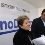 “Estamos muy contentos con el trabajo que hemos venido realizando en esta mesa de concertación nacional de la reforma pensional, donde de manera juiciosa y rigurosa hemos venido trabajando desde el 24 de octubre del año pasado”, señaló la ministra del Trabajo, Gloria Inés Ramírez. Foto Mintrabajo