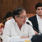 El presidente de  Gustavo Petro, sostuvo hoy que un mecanismo planificador a escala global resulta imprescindible para reequilibrar la vida humana con la naturaleza, al hablar en la XXVIII Cumbre Iberoamericana, en República Dominicana. Andrea Puentes/Presidencia