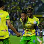 Con un gol tempranero de Marcus Felicio, Atlético Huila le ganó 1-0 a Deportivo Cali y lo hundió en el último lugar de la tabla de la Liga de Colombia tras la fecha 11. Foto Dimayor