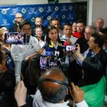 Alexa Yadira Morales Correa, directora de la Unidad de Gestión del Riesgo, de Manizales, explicó cómo van los censos con las personas que están en zonas de riesgo ante una posible erupción del volcán Foto Alcaldia de Manizales