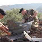 Un misil tierra-tierra cayó el jueves por la mañana en el sur de Líbano durante el intercambio de fuego entre Israel y Siria, causando daños materiales. Foto (Ali Abdo - Agencia Anadolu)