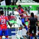 Once Caldas y Unión Magdalena igualaron a un gol en el juego válido por la fecha 12 de la liga colombiana, un encuentro que deja mal sabor de boca para ambos equipos en la lucha por no descender. Foto Dimayor