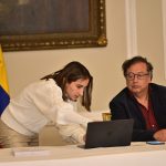 El Presidente Gustavo Petro señaló en su cuenta de Twitter que “en la búsqueda de menores precios para los alimentos y del aumento de la rentabilidad para los productores agrarios, el Banco Agrario hoy tiene las menores tasas de interés a productores de toda la banca del país”. Foto Presidencia