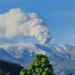 Volcán Nevado del Ruiz. Foto @UNGRD