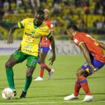 Atlético Huila y Deportivo Pasto igualaron 1-1 en el Guillermo Plazas Alcid por la fecha 14 de la Liga Colombiana. Foto Dimayor