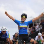 Angie Mariana Londoño se corona como nueva campeona panamericana junior de la ruta.Foto Fedeciclismo
