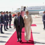 Llegada del Presidente Gustavo Petro y su esposa la Primera Dama, Verónica Alcocer a España. Foto: Andrea Puentes/ Presidencia