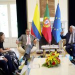 En el marco de su Visita de Trabajo, el Jefe de Estado colombiano se reunió con el Primer Ministro de Portugal António Costa, quien destacó la evolución de las relaciones comerciales, el impulso a las energías renovables y la lucha contra las drogas..Foto Juan Diego Cano/Presidencia