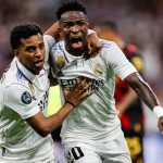 El brasileño Vinicius Junior a los 36 minutos marcó para los españoles en el empate 1-1 entre Real Madrid-Manchester City por semifinales de Champions