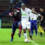 Once Caldas empató 2-2 con Independiente Medellín y rescató un empate de visitante partido pendiente de la fecha 15 de la Liga. Los locales llegaban con la necesidad de ganar para seguir en la pelea por avanzar a los cuadrangulares.Foto Dimayor