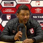 Gerardo Bedoya, técnico encargado de Independiente Santa Fe