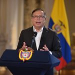 Alocución del presidente Gustavo Petro desde la Casa de Nariño. Foto LEO QUEEN/PRESIDENCIA