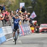 El colombiano Einer Rubio ganó la 13ª etapa del Giro de Italia.Foto Prensa Giro de Italia