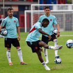 Selección Colombia Sub 20 antes de enfrentar  a Japón en el Mundial Sub-20 de Argentina