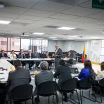 En Diálogo de 20 gerentes de distintas EPS, con el ministro de Salud, Guillermo Alfonso Jaramillo, el Jefe de la cartera de Salud destacó la importancia de avanzar en su transformación como Gestoras de Salud y Vida. Foto Minsalud