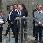 El fiscal general, Francisco Barbosa, denunció desde el Búnker de la Fiscalía que habían regresado las chuzadas ilegales al país