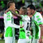 Al minuto 24 se equivocó la defensa dorada y Nelson Deossa aprovechó para entregarle la pelota a Dorlan Pabón; ‘Memín’ recibió, se perfiló y sacó un potente remate para anotar un golazo y poner el 1-0 en el marcador. Foto Dimayor