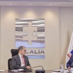 Francisco Barbosa y Karim Khan Foto: Fiscalía