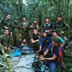 Rescatados los cuatro niños perdidos en la selva del Guaviare.Foto: Presidente Gustavo Petro