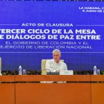 Gobierno colombiano y al ELN firmaron en Cuba  acuerdos de paz.Foto Presidencial
