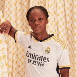 Linda Caicedo posó con la nueva camiseta del Real Madrid