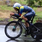Miguel Ángel López, ganador del prólogo que dio apertura a la Vuelta a Colombia.Foto Fedeciclismo