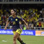 Catalina Usme celebra el gol marcado ante Panamá / FCF