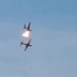 Accidente de aviones de la FAC en Apiay,Meta. Foto: captura de pantalla video