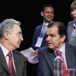 Expresidente Alvaro Uribe y Oscar Iván Zuluaga.Foto Presidencia de la República