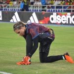 Catalina Pérez, arquera del seleccionado femenino de Colombia.Foto FCF