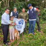 Sargento segundo del Ejército Ghislaine Ramírez y sus dos hijos ya están en libertad.Foto Defensoria del Pueblo