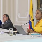 La ministra de Educación, Aurora Vergara, confirmó los ejes del proyecto después de reunirse con rectores de universidades. Foto Presidencia