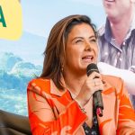 La ministra de Agricultura, Jhenifer Mojica en Agroexpo 2023