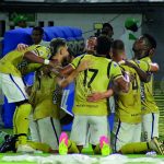 El duelo disputado en Barranquilla terminó con victoria por la mínima para Águilas Doradas. Foto Dimayor