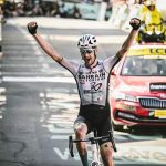 Wout Poels logró su primera victoria de etapa en el Tour de Francia a la edad de 35 años después de pasar muchos años al servicio de grandes líderes. Foto © A.S.O. / Pauline Ballet