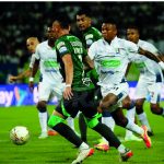 El Finalización 2023 empezó para Once Caldas y Atlético Nacional, ambos igualaron tras un juego en el que las emociones escasearon. Foto Dimayor