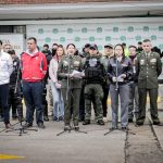 La brigadier general Sandra Hernández, comandante de la Policía Metropolitana, manifestó que “Hoy iniciamos una lucha frontal contra el hurto y vamos a capturar a los responsables de los hechos de afectación a la vida y la seguridad de los habitantes de la capital del país”. Foto Alcaldía de Bogotá