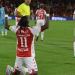 Hugo Rodallega le da el triunfo 1-0 a Santa Fe ante Jaguares en el estreno de Hubert Bodhert Foto Santa Fe