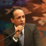 El saliente presidente del Senado de la República Alexander López Maya también resaltó la importancia de debatir la reforma laboral, pensional, justicia social y de salud. Foto Senado de la República