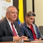 Iván Name, presidente del Congreso y Gregorio Eljach, secretario del Senado.Foto La Fm de RCN - Daniel Jerez