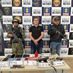 El Ministerio de Defensa de Colombia confirmó hoy la captura de Carlos Alberto Herrera, alias Camilo, uno de los principales cabecillas del Clan de Oriente.Foto FISCALIA