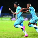 Sufrida victoria 2-1 de Jaguares de Córdoba sobre Boyacá Chicó en el Jaraguay de Montería.Foto Dimayor
