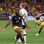 La jugadora del Real Madrid,Linda Caicedo volvió a tener una actuación histórica, ahora ante un golazo ante Alemania, por el Grupo H..Foto FIFA